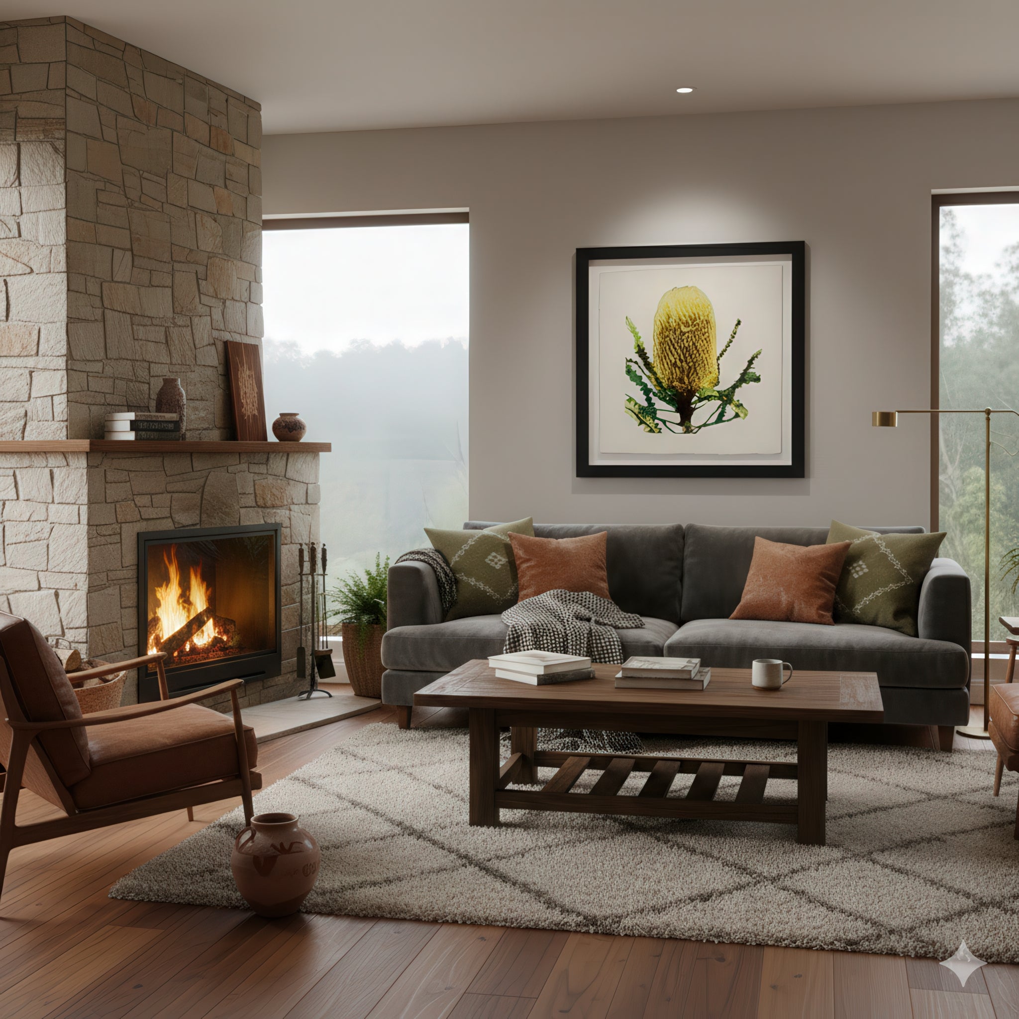 Banksia - Stencil Botanica